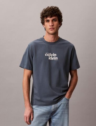 Calvin Klein - Áo Thun Tay Ngắn Nam 1989 Logo Graphic Relaxed T-Shirt