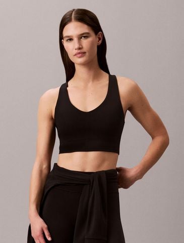 Calvin Klein - Áo Ngực Thể Thao Nữ Quick-Dry Longline Racerback Sports Bra