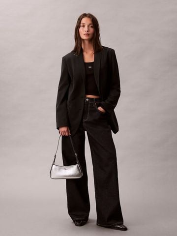 Calvin Klein - Túi xách Nữ Ck Monogram Metallic Small Shoulder Bag