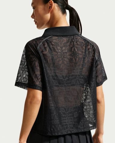 Nike - Áo Tay Ngắn Thể Thao Nữ Sportswear Women's Loose Lace Polo Jersey Top