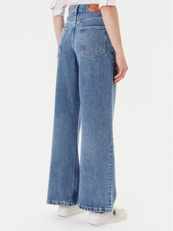 Tommy Hilfiger - Quần jeans ống rộng nữ Lana High Rise Wide Leg Jeans