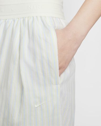 Nike - Quần Dài Thể Thao Nữ Sportswear Chill Poplin Loose Mid-Rise Woven Striped Trousers