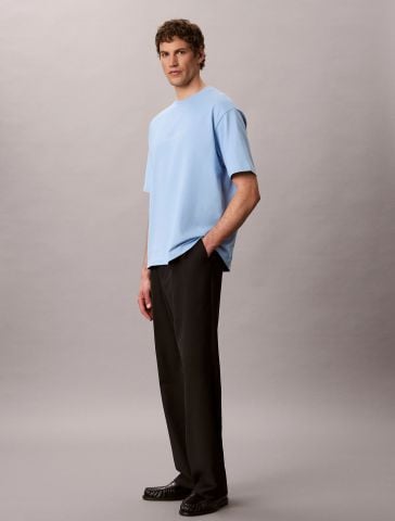 Calvin Klein - Áo Thun Tay Ngắn Nam Standard Logo Relaxed Tee