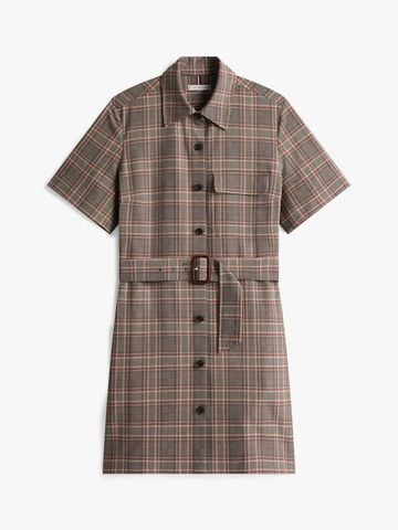 Tommy Hilfiger - Đầm nữ Check Relaxed Short Sleeve Mini Shirt Dress