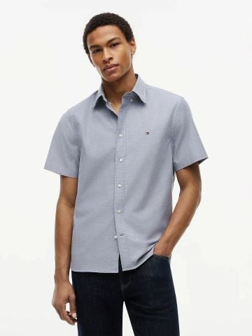 Tommy Hilfiger - Áo Sơ Mi Tay Ngắn Nam Asia Fit Lightweight Oxf Solid Shirts