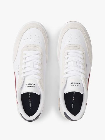 Tommy Hilfiger - Giày Thể Thao Nam Mixed Texture Leather Basketball Trainers