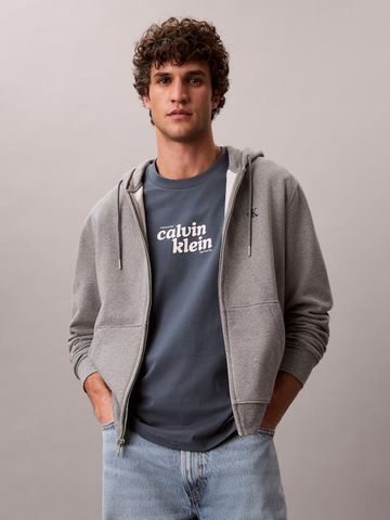 Calvin Klein - Áo Thun Tay Ngắn Nam 1989 Logo Graphic Relaxed T-Shirt