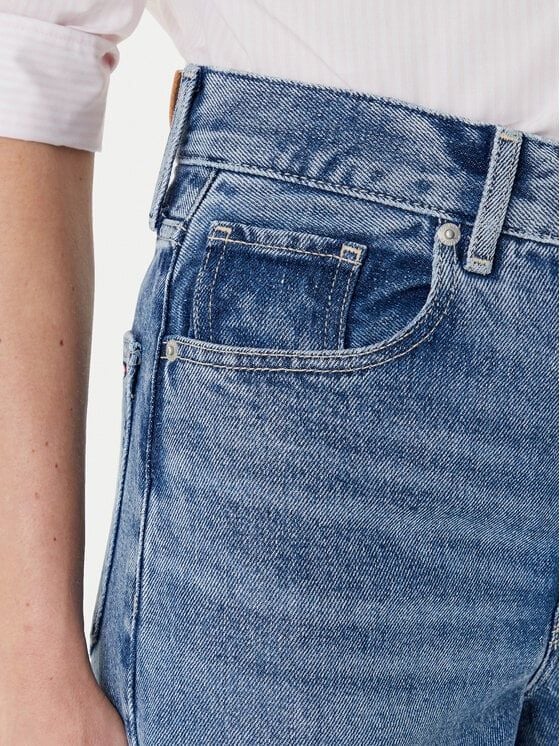 Tommy Hilfiger - Quần jeans ống rộng nữ Lana High Rise Wide Leg Jeans