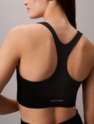 Calvin Klein - Áo Ngực Thể Thao Nữ Quick-Dry Longline Racerback Sports Bra