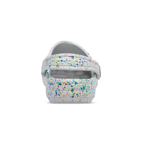 Crocs - Giày Trẻ Em Classic Glow Paint Splatter Clog K Atmosphere Multi