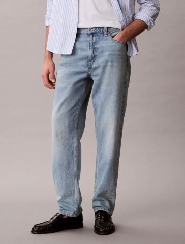 Calvin Klein - Quần Jean Dài Nam 90s Taper Driftwood Blue Jean