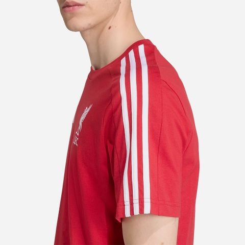 adidas - Áo thun đá banh Nam Men's Adidas Liverpool Dna T-Shirt - Red - 4