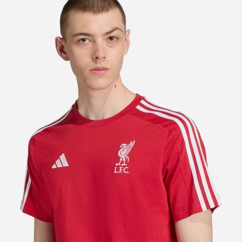adidas - Áo thun đá banh Nam Men's Adidas Liverpool Dna T-Shirt - Red - 3