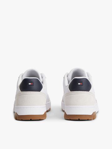 Tommy Hilfiger - Giày Thể Thao Nam Mixed Texture Leather Basketball Trainers