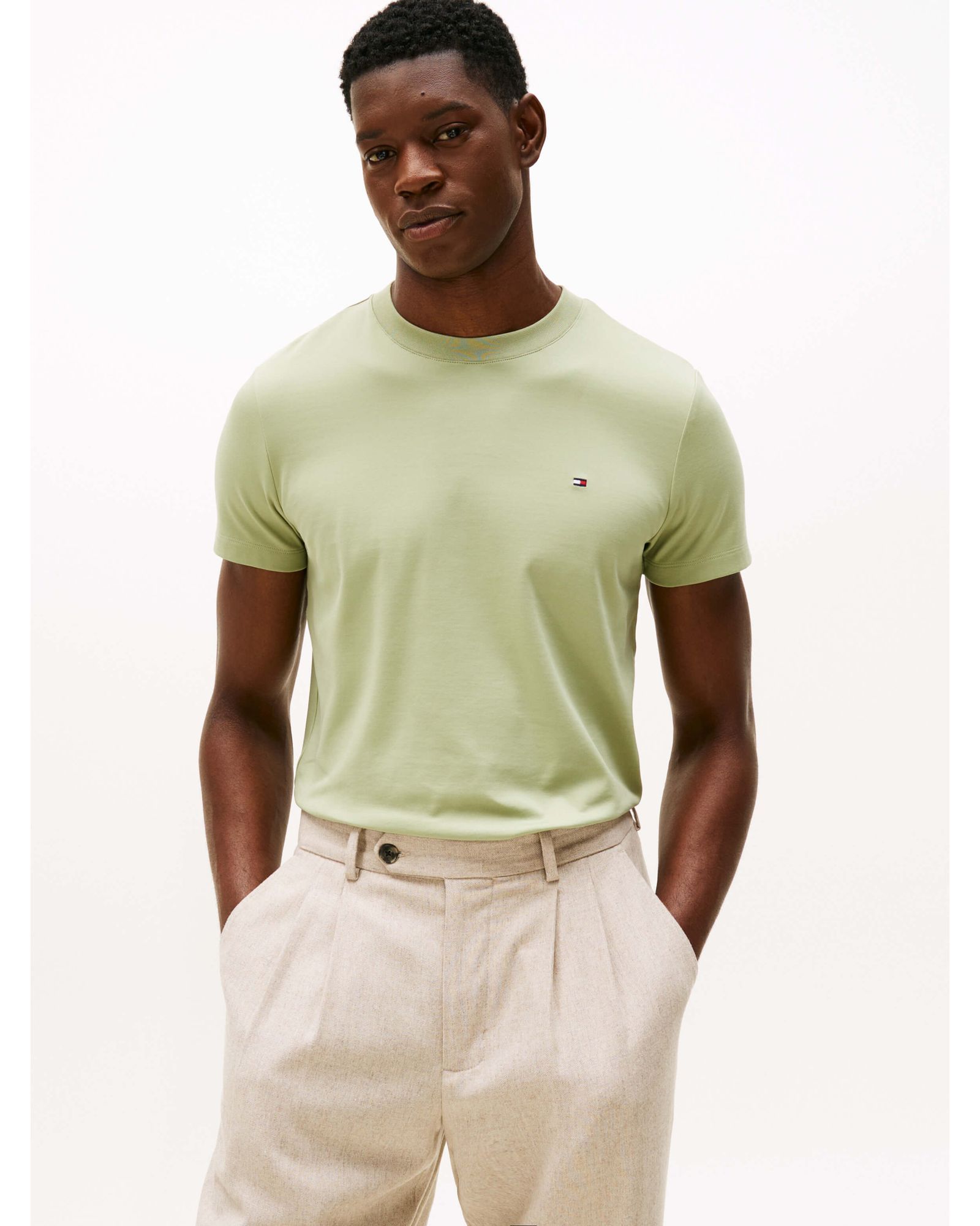 Tommy Hilfiger - Áo thun tay ngắn nam Urban Interlock Slim Fit T-Shirt