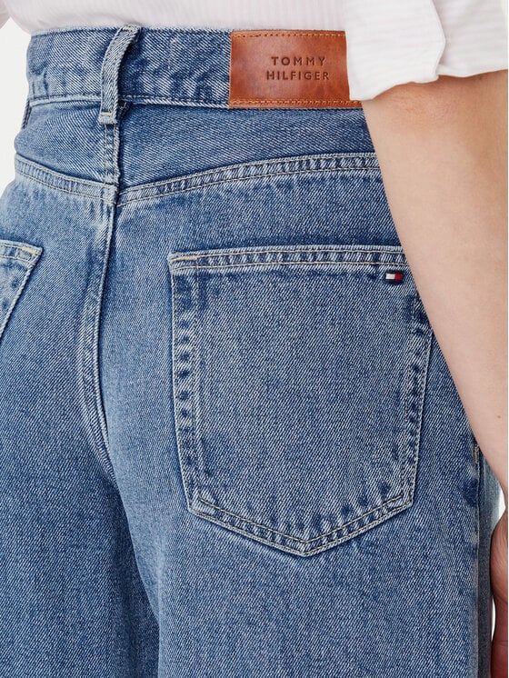 Tommy Hilfiger - Quần jeans ống rộng nữ Lana High Rise Wide Leg Jeans