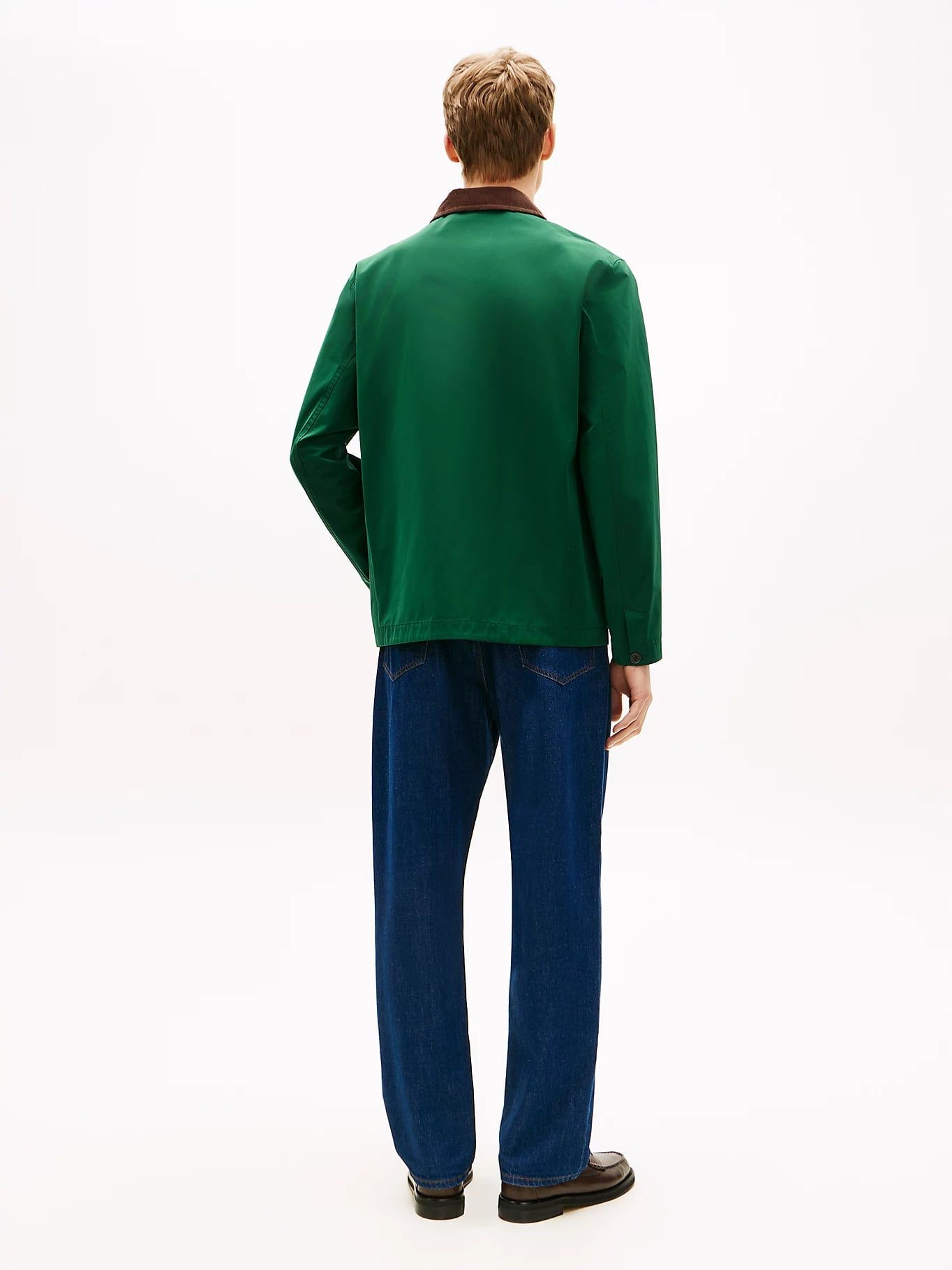 Tommy Hilfiger - Áo khoác tay dài nam Corduroy Collar Water Resistant Barn Jacket