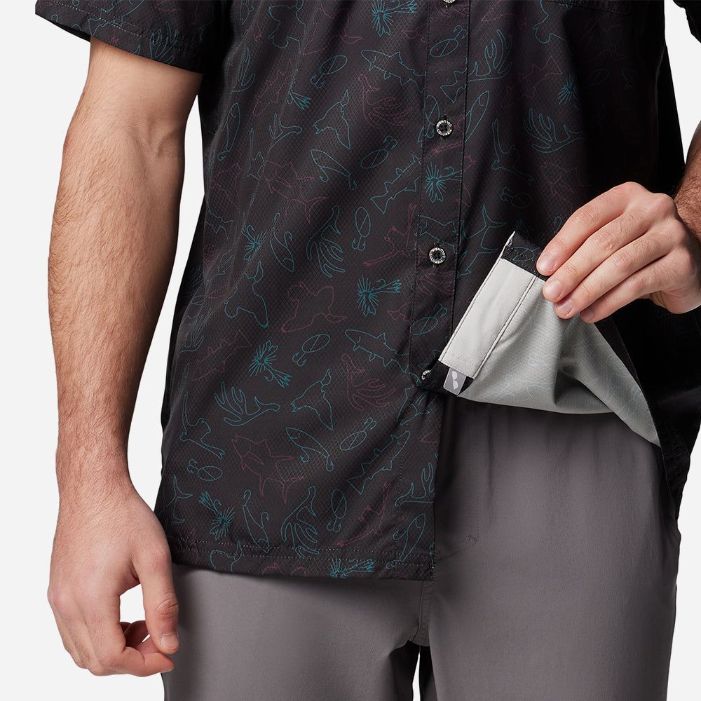 Columbia - Áo sơ mi tay ngắn thể thao nam Super Slack Tide™ Camp Outdoor