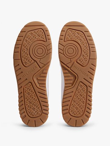 Tommy Hilfiger - Giày Thể Thao Nam Mixed Texture Leather Basketball Trainers