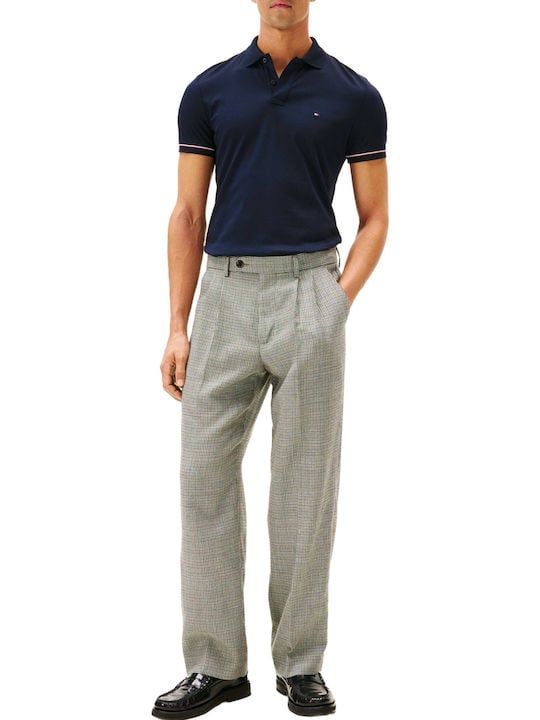 Tommy Hilfiger - Áo thun có cổ polo tay ngắn nam Liquid Cuff Slim Polo