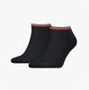 Tommy Hilfiger - Bộ 2 Đôi Vớ Nữ 2-Pack Trainer Mens Ankle Socks Black