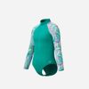 Speedo - Đồ bơi chống nắng bé gái Swimsuit Blue Green Sun Protection