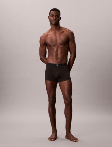 Calvin Klein - Set 3 Quần Lót Nam Graphic Monogram Cotton Stretch Trunks