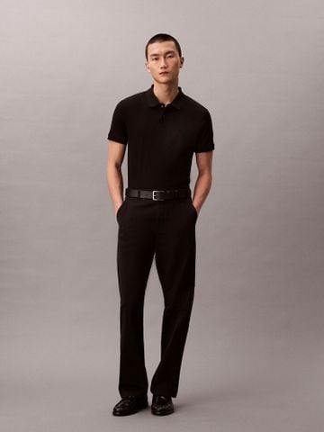 Calvin Klein - Áo Polo Nam Classic Mercerized Interlock Tee