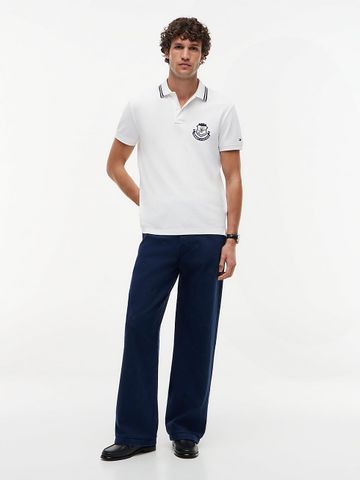 Tommy Hilfiger - Áo Thun Có Cổ Nam Regular Fit Crest Appliqué Polo Shirt