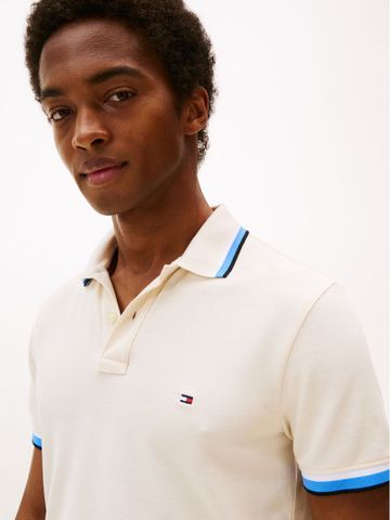 Tommy Hilfiger - Áo thun có cổ polo tay ngắn nam Cuff Interest Slim Fit Polo
