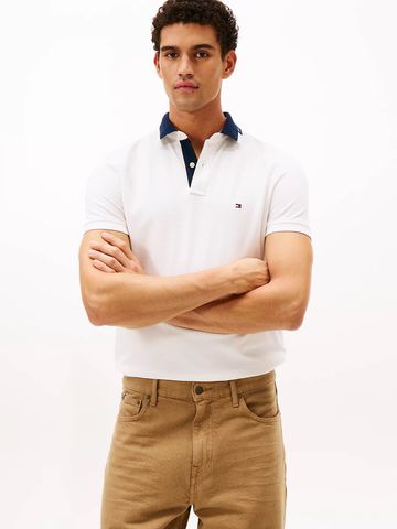 Tommy Hilfiger - Áo thun có cổ polo tay ngắn nam Pique Grafic Collar Regular Polo