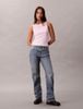 Calvin Klein - Áo ba lỗ nữ Cotton Stretch Rib Tank Top