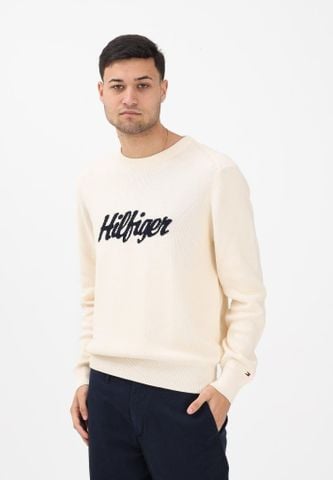 Tommy Hilfiger - Áo len tay dài nam Seasonal Graphic Cotton
