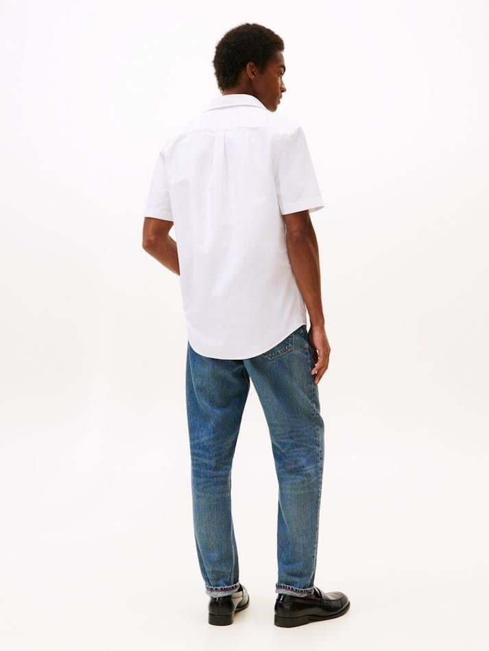 Tommy Hilfiger - Áo sơ mi tay ngắn nam Heritage Oxford Regular Fit Shirt