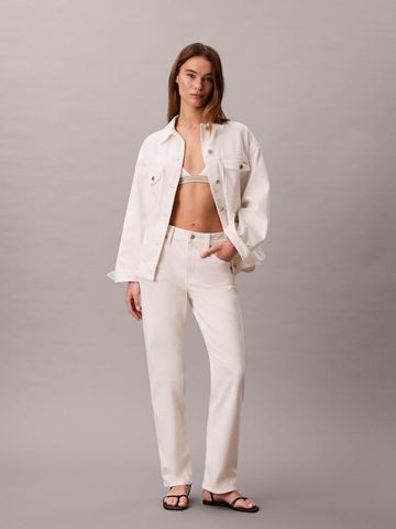 Calvin Klein - Áo Khoác Nữ Belted Denim Jacket