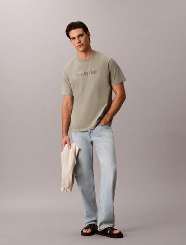 Calvin Klein - Áo Thun Tay Ngắn Nam Relaxed Logo T-Shirt
