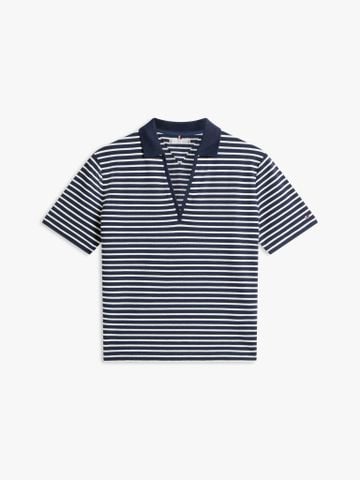 Tommy Hilfiger - Áo Thun Có Cổ Nữ Relaxed Fit Open Placket Pique Polo Shirt - 2