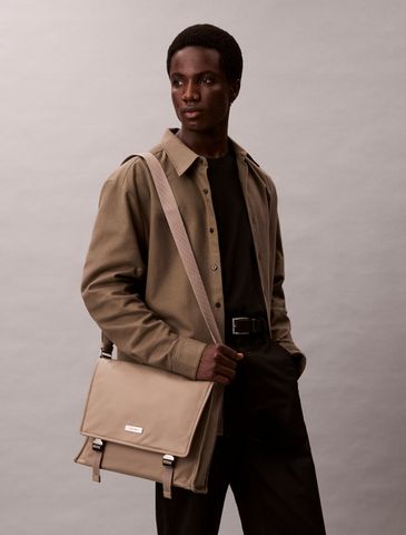 Calvin Klein - Túi đeo chéo nam CK Matte Nylon Messenger Bag - 2
