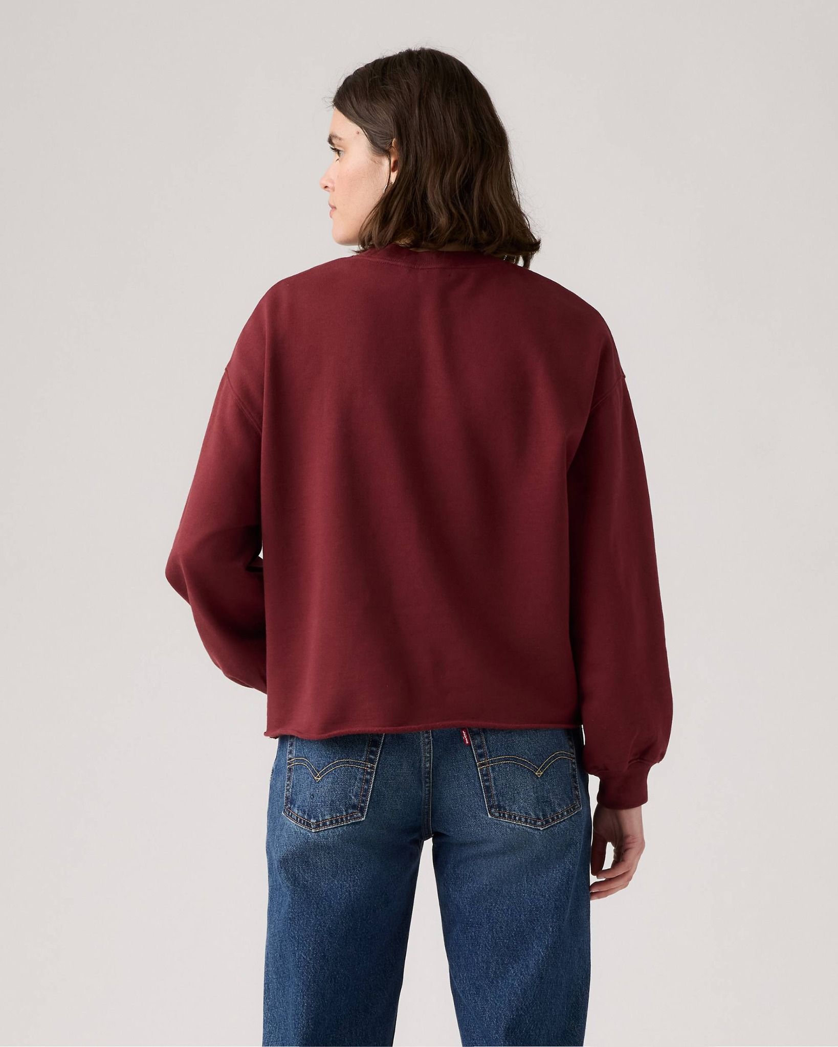 Levi's - Áo nỉ tay dài nữ Graphic Leo Crewneck Sweatshirt - Red