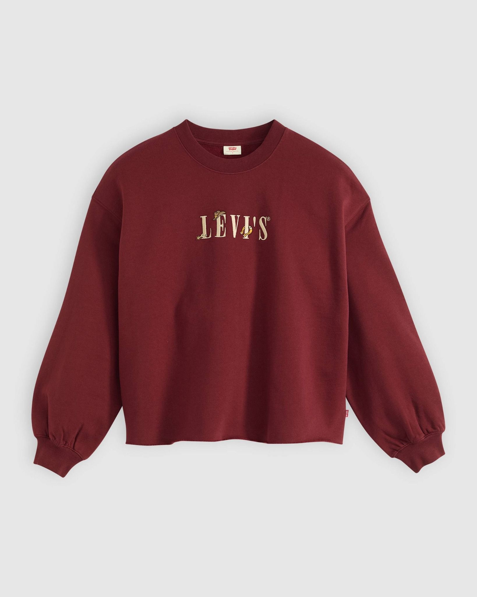 Levi's - Áo nỉ tay dài nữ Graphic Leo Crewneck Sweatshirt - Red