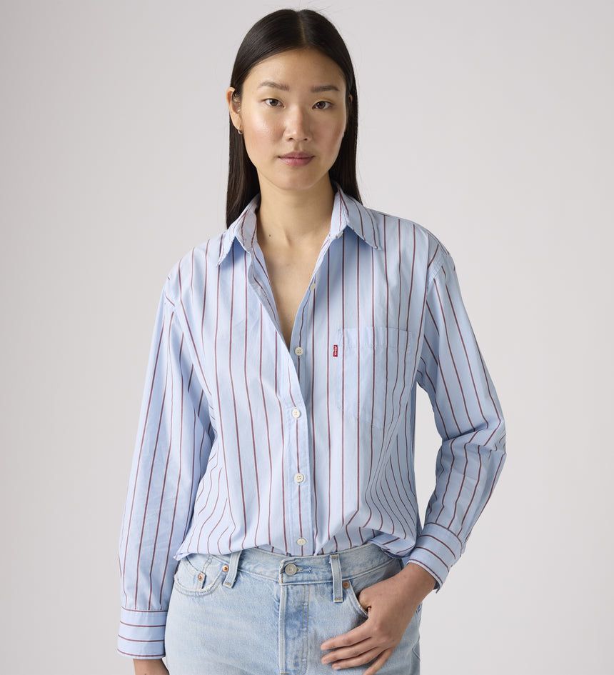 Levi's - Áo sơ mi tay dài nữ Women's Harlie Boyfriend Shirt - Multicolor