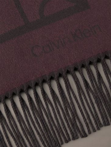 Calvin Klein - Khăn choàng cổ nam CK Emblem Fringes Scarf - 2