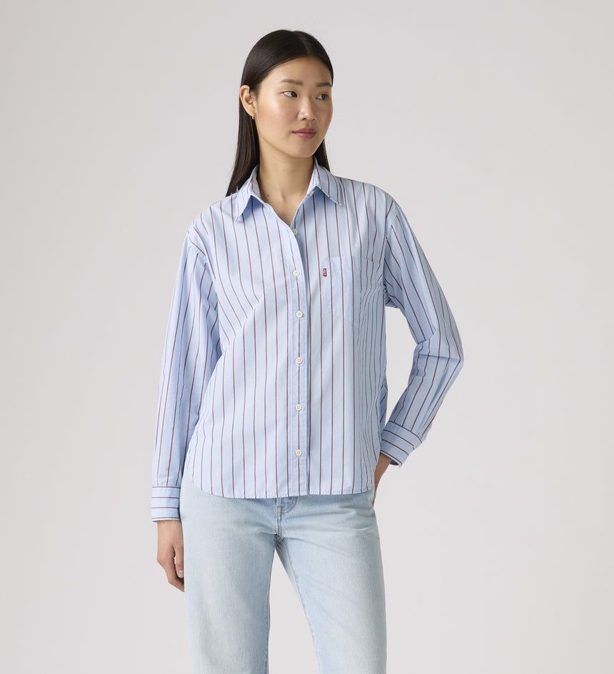 Levi's - Áo sơ mi tay dài nữ Women's Harlie Boyfriend Shirt - Multicolor