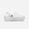 Crocs - Xăng đan nữ Classic Clog Platform Women's White Lifestyle