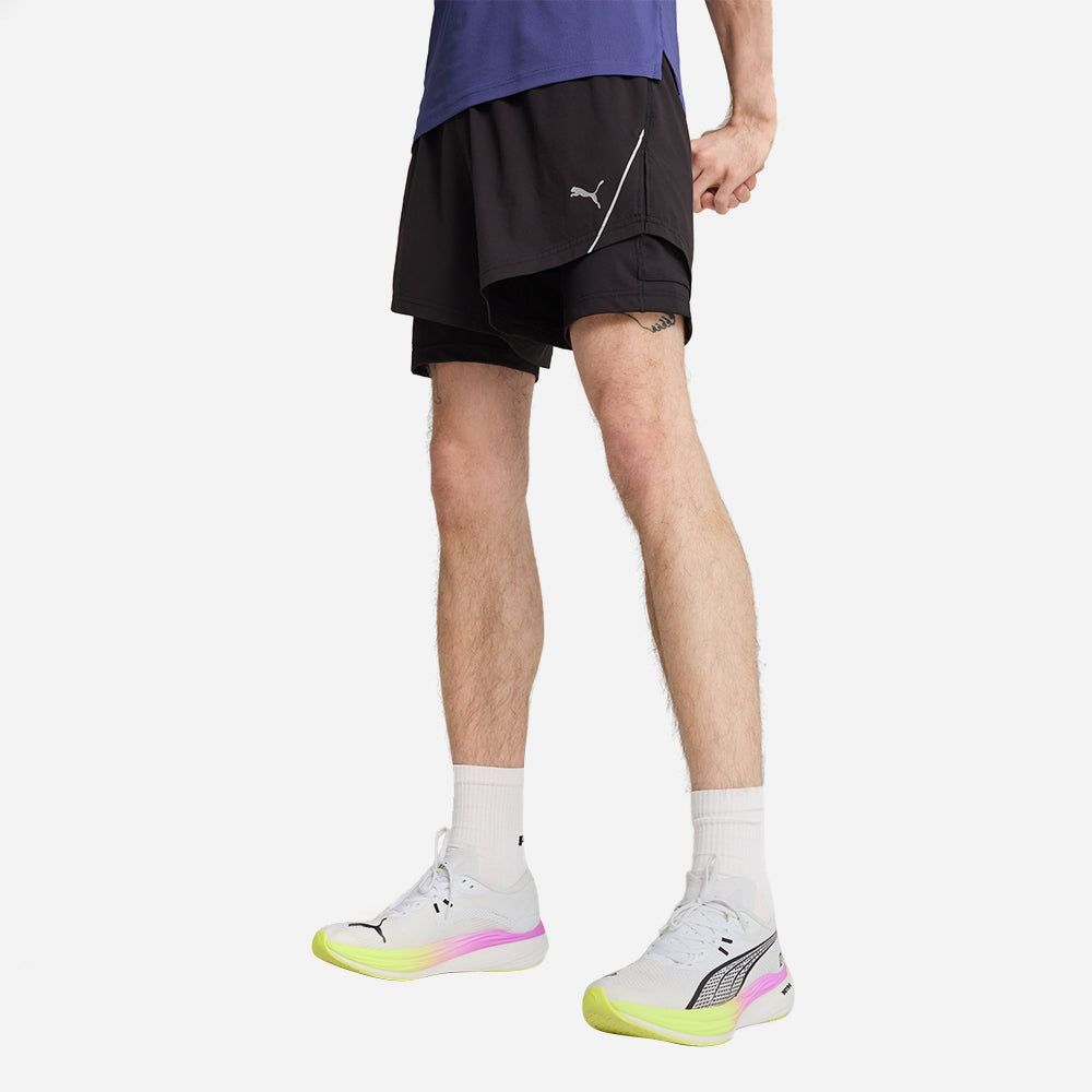 Puma - Quần ngắn nam Men's Puma Ultraweave 2-In - Black