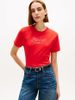 Tommy Hilfiger - Áo Thun Dệt Kim Tay Ngắn Nữ Logo Interlock Knit T-Shirt