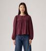Levi's - Áo thời trang tay dài nữ Levi's® Women's Josephine Long-Sleeve Holiday Shirt - Purple