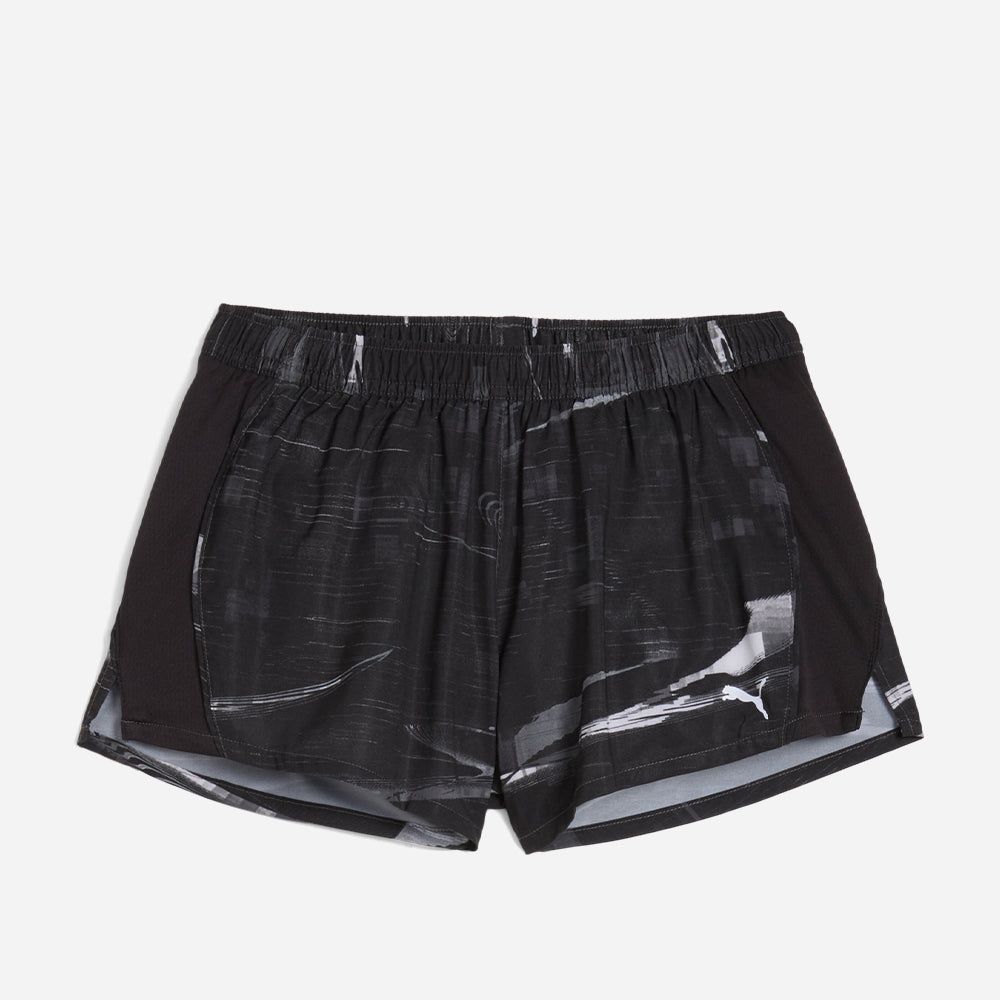 Puma - Quần ngắn nữ Run Velocity Aop 3 Inch Shorts - Black