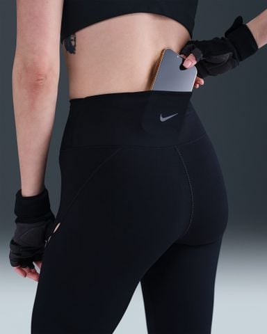 Nike - Quần dài ống bó thể thao Nữ One Women's High-Waisted 7/8 Leggings - 2
