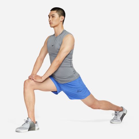 Nike - Quần ngắn tập luyện Nam Men's Nike Pro Training Dri-Fit 6 Inch Shorts - Blue